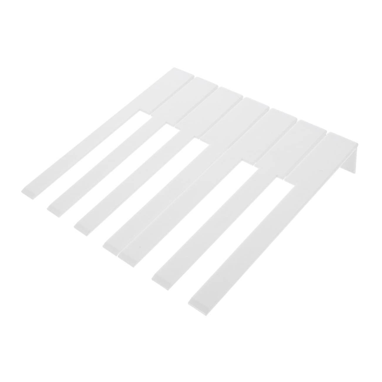 Cabilock 88 Praktische Klaviertasten Aufsätze aus Acryl und Kunststoff zum Ersetzen und Reparieren von Klaviertasten für Musiker Weiß für Klavierreparatur und Klavierzubehör