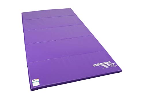 Tumbl Trak Alfombra de rebote juvenil unisex, color morado, 1,5 m x 3 m