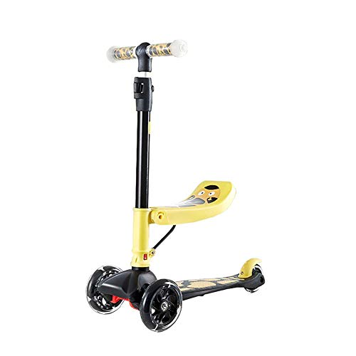 Why Should You Buy PLLP Outdoor Sports Scooter Kick,Kids Kick with Detachable Seat Adjustable Handle...