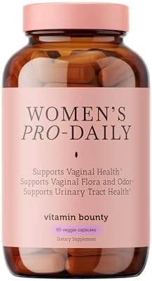 Vitamin Bounty Women’s Pro-Daily Vaginal Probiotics – 10 Billion CFU, 5 Strains with Cranberry for Female Vaginal Health – Probiotics for Women pH Balance – Digestive & Urinary Support – 60 Capsules
