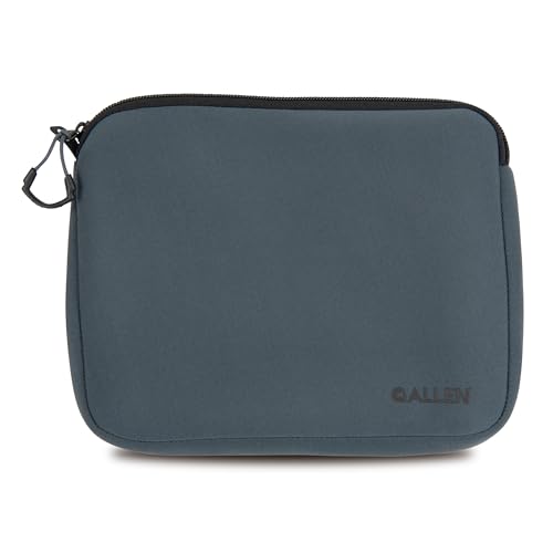 Allen Company Neoprene Pistol Pouch, Full-Size Handguns up to 9”, Charcoal