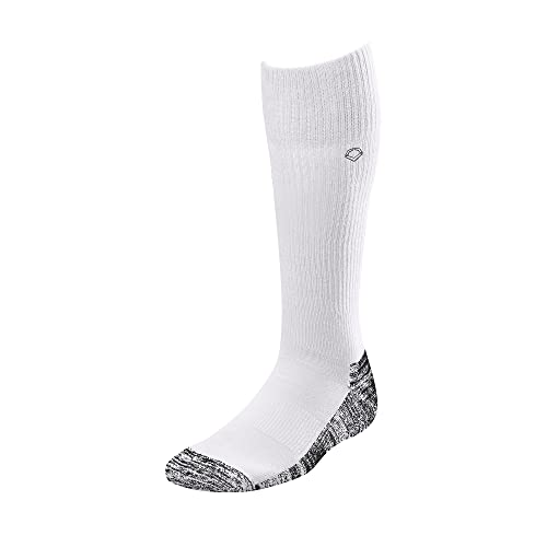 EvoShield Men S Game Socks Team White Large US