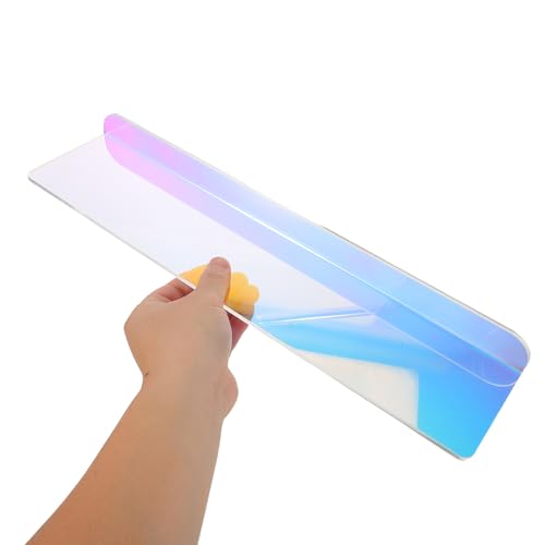 Estantes Flotantes Acrílicos Iridiscentes de 3 Piezas para Pared en Baño y Cocina Modernos 5