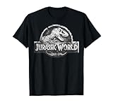 Jurassic World Two Distressed Stone Logo Graphic T-Shirt T-Shirt