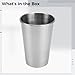 Funabridge 16.91 Fl Oz / 500 Ml Metal Cup, Stainless Steel Camping Cup, 4.9 X 3.5 X 2.4 In For Backpacking, Travel, And Outdoor