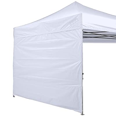 ABCCANOPY Panel Lateral para cenador de Pierna Recta de 3 x 3 m, 1 Paquete Solo para Pared Lateral (Blanco) | Ya disponible en tu tienda friki favorita! En mundofriki.es!