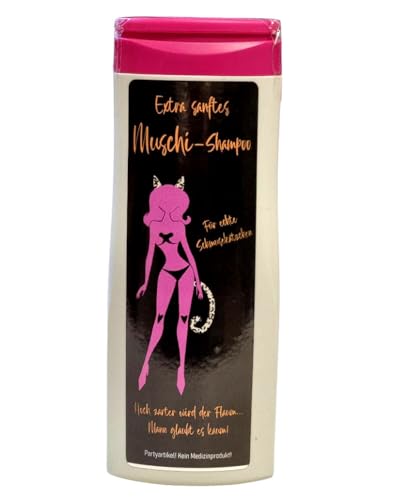 1x Extra sanftes Muschi-Shampoo für die Frau Scherzartikel Geschenkidee Frauengeschenk Geburtstagsgeschenk Muttertagsgeschenk Spaß Geschenk für Freundinen 300 ml