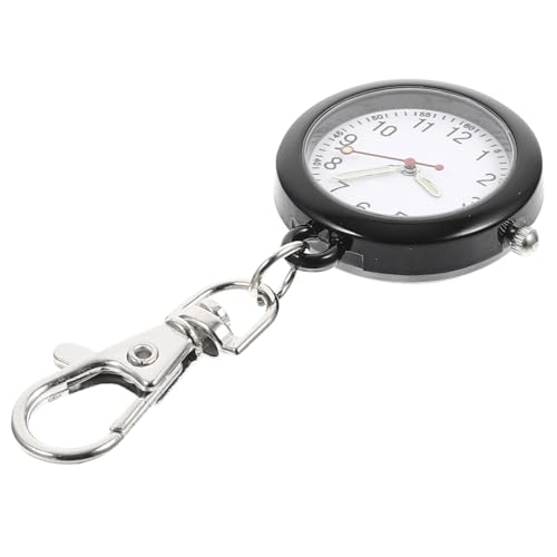 TEMPNAP 小学生向けクリップオンキーチェーンウォッチ 耐久性ある軽量掛け時計 試験や通学に 男女兼用カラフル掛表 ランダ ランダムカラー