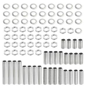 #US 84pack Lamp Pipe with Lock Nuts Teeth Washers 1/8IP Thread Fasteners Assortment
