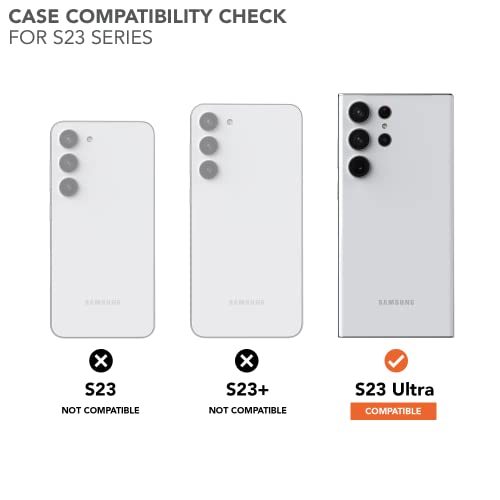 Image of Rokform - Galaxy S23 Ultra Case, Rugged Series, Samsung Protective Cover with RokLock Twist Lock, Drop Tested Military Grade Armor (Black)