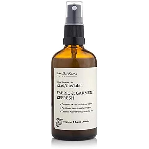 Vanilla Blanc Read/The/Label Garment Refresher Spray, Plant Based Formula for Delicate Fabric (Bergamot & Grosso Lavender) Cover