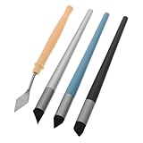 MOLUCKFU Mischstift Satz Für Ölpastellkreide Mit Weichem Schwammkopf Und Schaber Vielseitiges Künstlerwerkzeug Zum Verblenden Und Schattieren Wiederverwendbar Kompakt Für Malerei Und Skizzen