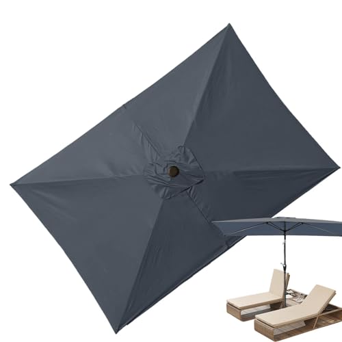Funda de repuesto para sombrilla soluciona lona rota tela impermeable rectangular exterior