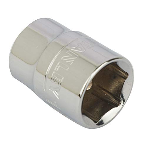 Image of STANLEY STMT72922-8B 3 /8-inch 14mm Chrome Vanadium Steel 6 Point Standard Socket (Silver)