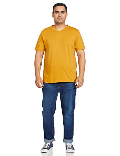 Image of Amazon Brand - Symbol Men's Solid Cotton T Shirt | Plain | V Neck | Half Sleeve-Regular Fit | Combo Pack of 3 (Available in Plus Sizes)