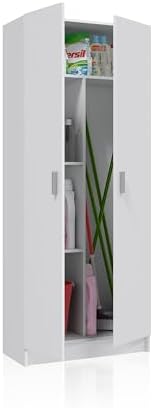 duehome | Armario Multiusos, Escobero, 2 Puertas, Modelo Multi Us...