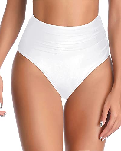 Tempt Me Women High Waisted Bikini Bottom Full Coverage Swimsuit Bottom