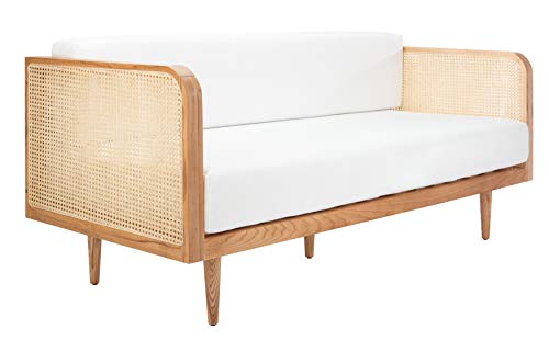 Safavieh Couture Helena French Mid-Century Natural And Beige Rattan Daybed #TOP5