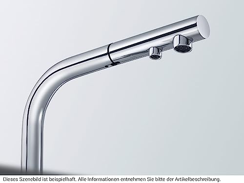 Robinet d'évier de cuisine avec douchette extractible Blanco Fontas-S II Silgranit