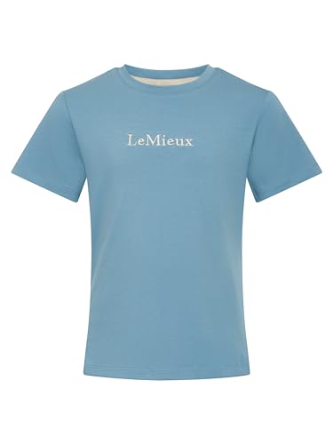 LeMieux Young Rider Childrens Classique T-Shirt - Ice Blue - 11-12 Years