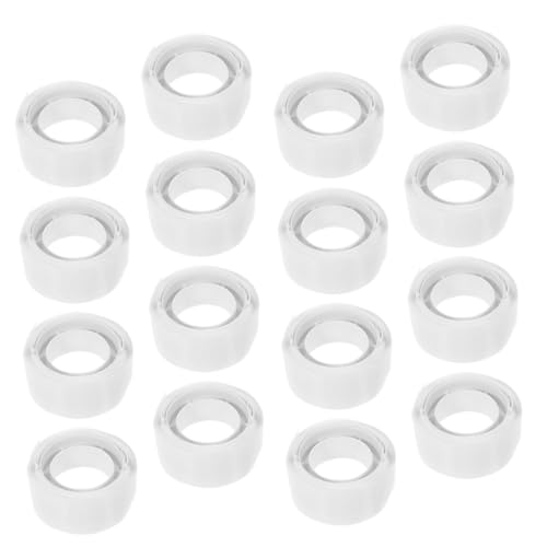 Zerodeko D'autocollants Ronds Transparents Adhésifs à Points Clairs 18 Rouleaux Longue Tenue et Viscosité pour Ballons pour Maison et Magasin