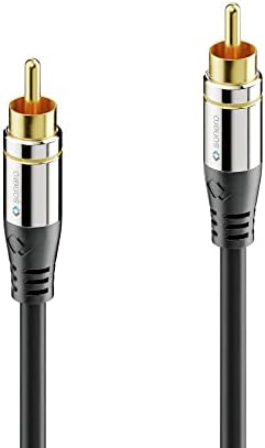 sonero® Premium optyczny kabel Toslink 2,00 m, pozłacane styki, 2 x wtyczka 90°, obracany o 360°, czarny