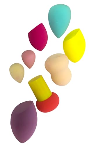Image of Sedell Paris Multicolor Sponge with Transparents Bottle (Pack of 8)