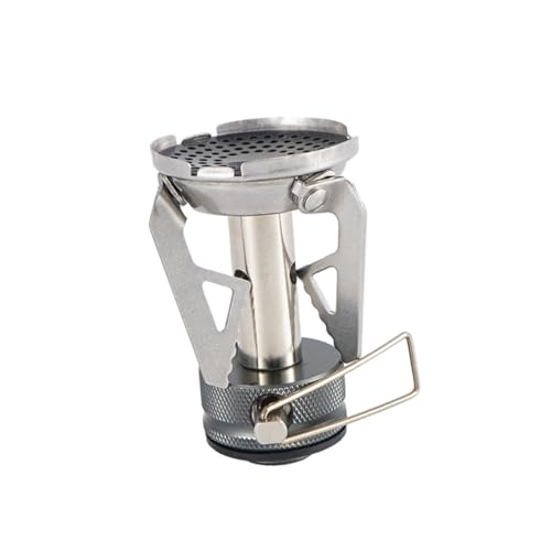Kisangel Portátil Mini Plegable para Camping y Picnic Estufa Ligera de Alta Eficiencia Térmica Resistente y para Senderismo al Aire