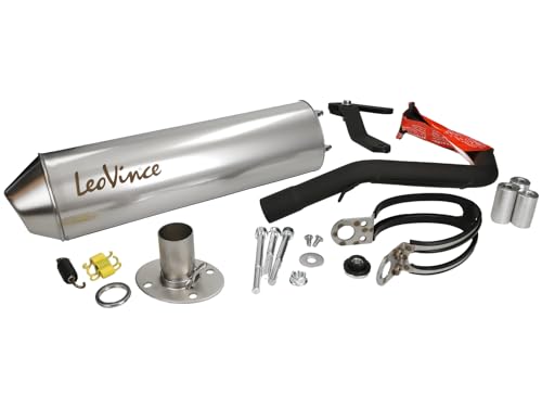 Pot de scooter LeoVince pour Peugeot V-Clic et Kymco 50 4T Agility R10