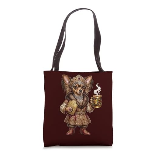 Russian Russkiy Toy Terrier Bitch as Oligarch Wife Tote Bag