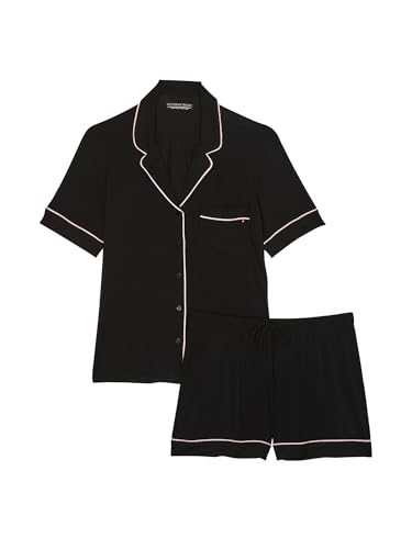 Victoria's Secret Modal Pajama Set, Short Sleeve Button Down Shirt and Shorts, Sleepwear for Women (XS-XXL)3