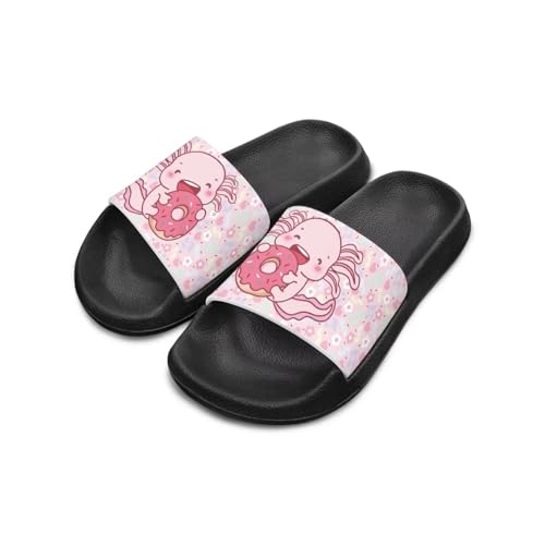 Slides Girls Flip Flops Slip On Beach Sandals Youth Pool Shower Shoes EVA Summer Slippers（Little Kids - Big Kids）2