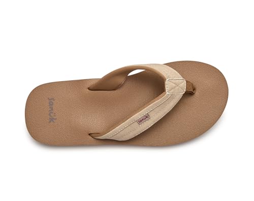 Image of Sanuk Mens Ziggy ST | Flip Flops for Men | Mens Sandals | Beach Sandals | Water Friendly & Lightweight | Comfort Footbed