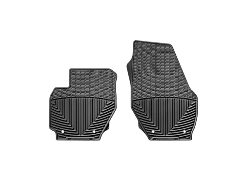 WeatherTech All-Weather Floor Mats for Volvo S60, S60 Cross Country, S80, V60, V60 Cross Country, V70-1st Row (W169), Black