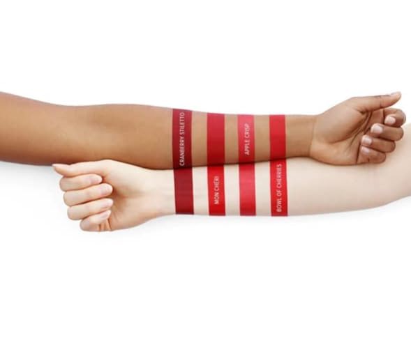 Beauty Bakerie Bitesized Lip Whip Liquid Lipstick for Women, Hydrating Moisturizer Lip Gloss Lip Tint, Long Lasting Waterproof Lip Stain Matte or Metallic, 2.5mL, Cranberry Stiletto