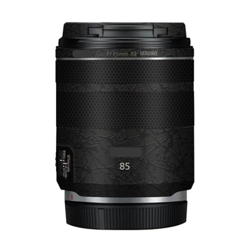 85 2 カメラレンズスキン 傷防止 ステッカー に適合する Canon RF 85mm F2 コート ビニール 保護フィルム デカール(スプラッシュウルトラブラック)