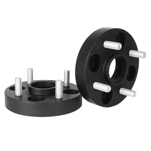 M12x1.25 adaptateur d'entretoise de roue 4x100 noir anodisé avec alésage de 60.1mm