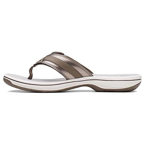 Chanclas Clarks Brinkley Sea Mujer Pewter Synthetic Cover