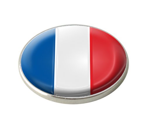 FRANCE NATIONAL FLAG GOLF BALL MARKER.