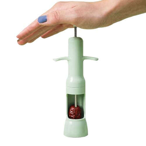 Herramienta deshuesadora de cerezas – Extractor de hueso de aceitunas y cerezas – Herramienta para deshuesar para cocina aceitunas, ciruelas, uvas, bayas, frutas, casa, restaurante, picnic