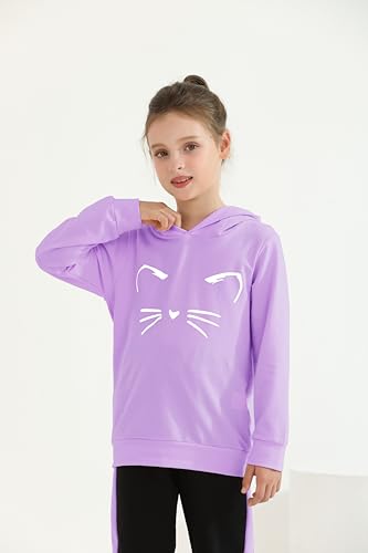 Image of Mioglrie Girls Clothes 4T 5T Fall Winter Girl Outfit Toddler Girl Clothes Size 6 7 8 Sweatshirt Pant Clothing Sets