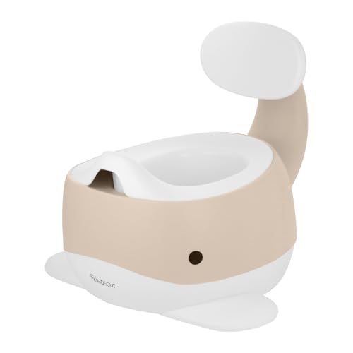 Kindsgut Vasino, Wc Per Bambini, Design A Forma Di Balena E Colori Tenui, Per L'addestramento Al Bagno, Sabbia - 6