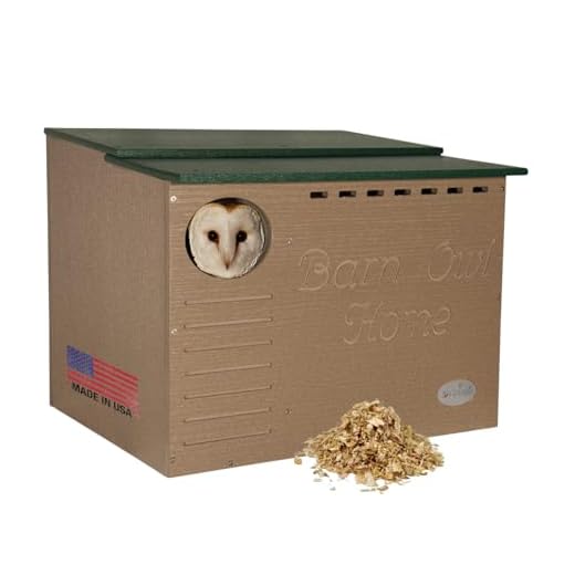 Large Barn Owl Nesting Box for Homes