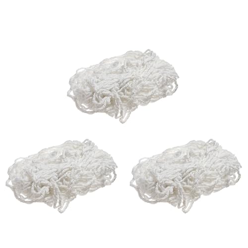 Cwmiibili 3pcs 24X8FT Full Size Soccer Goal Net Sports Football Post Netting Training Backyard