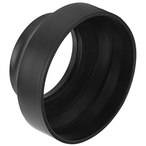 ASHATA Camera Lens Hood,3 In1 Collapsible Rubber Lens Hood with Filter Thread,Universal Protective DSLR Camera Lens Hood,for Telephoto Lens/Standard Lens/Wide Angle Lens (82mm)