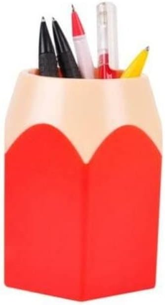 UNICORPSE TECHNOLOGIES PVT. LTD. Office Desk Tidy Organiser Pen Storage Pencil Pot Holder Organizer Box (Red)