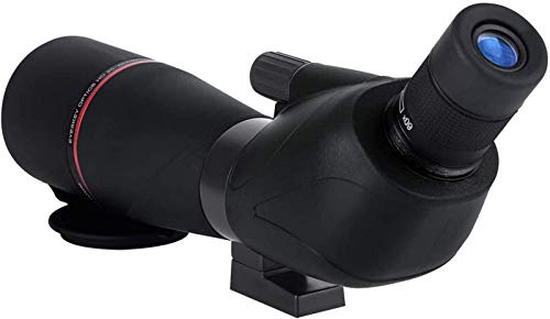 EPOTRDCV Monoculare Telescopio ad Alta Potenza per Birdwatching, Obiettivo Grande con Zoom 20-60x60, Prisma ВАK4, telescopio Impermeabile con Collegamento TEL
