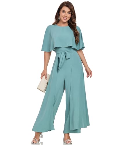 DGHBVS Formal Jumpsuits for Women Spring Summer Dressy Cocktail Jumpers Pantsuits Rompers Trendy One...