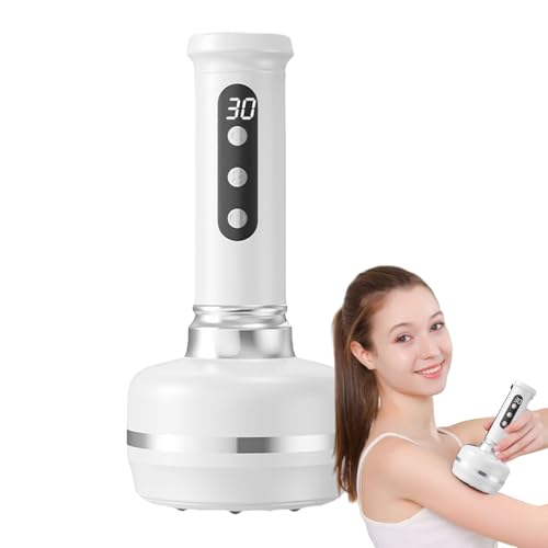 Duroecsain Masajeador De Celulitis Y Reductor De Grasa | Kit De Ventosas Eléctrico Ajustable Para Celulitis,Modelador Corporal Vibratorio Portátil Para Abdomen, Brazos y Piernas