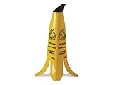 NexStep Commercial Products NCP6948 13 x 12 x 24 in. Banana Safety Sign - Yellow & Black